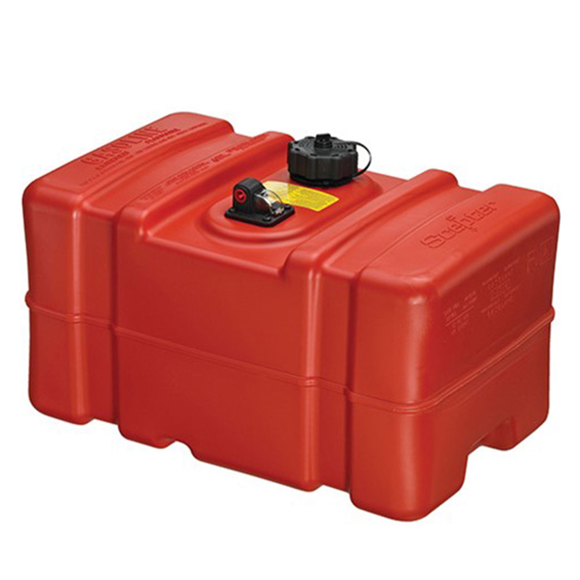 Eco Friendly OEM Tall Profile 12 Gallon Portable Marine Fuel Tank, Red