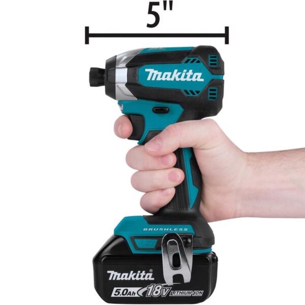 18V LXT 1/4 in. Cordless Brushless Impact Driver Kit (Battery   Charger) - Image 4