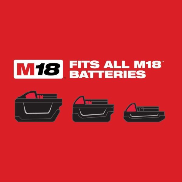 M18 18V Lithium-Ion Cordless 5 in. Random Orbit Sander with (1) 5.0 Ah, (1) 2.0 Ah Battery and Charger - Image 10