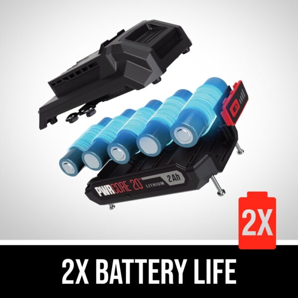 PWR CORE 20 3-Tool 20-volt Power Tool Combo Kit Case (1 Li-ion Battery Included and Charger Included) - Image 4