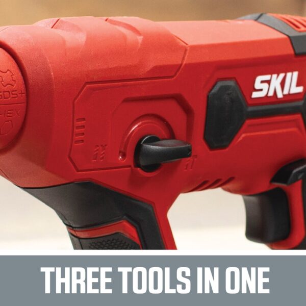 PWR CORE 20-volt-Amp Sds-plus Variable Speed Cordless Rotary Hammer Drill (1-Battery Included) - Image 9
