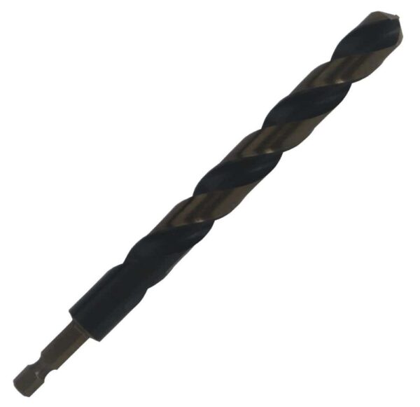 6-Piece 31/64-in x 5-7/8-in Black and Gold Coated Hss Twist Drill Bit - Image 2