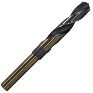 3-Piece 6-in Black and Gold Coated Hss Twist Drill Bit