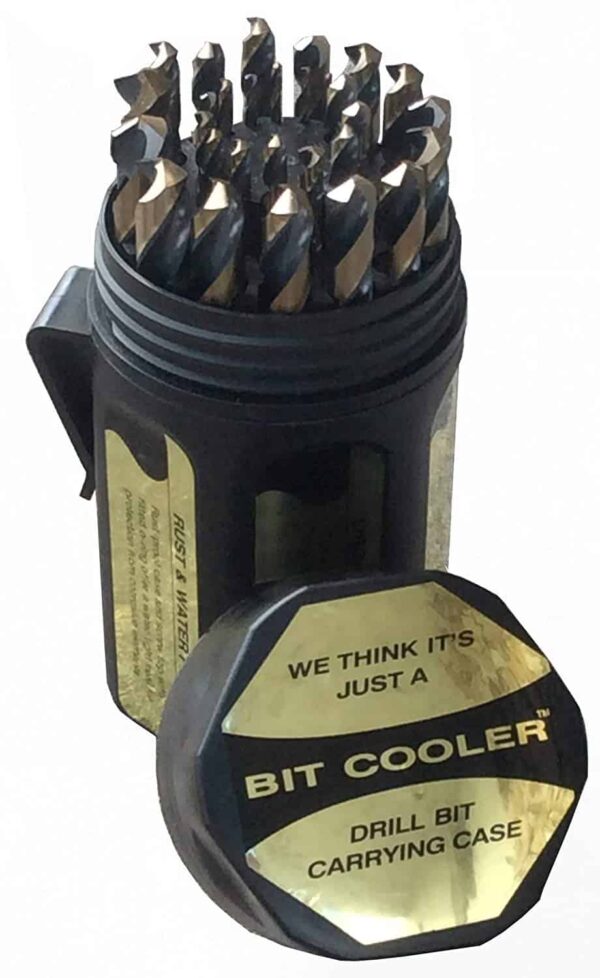 29-Piece Assorted Black and Gold Coated Hss Twist Drill Bit Set
