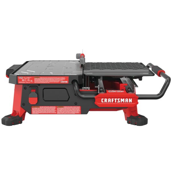 V20 7-in 30-Amp Tabletop Sliding Table Cordless Tile Saw (Battery Included) - Image 7