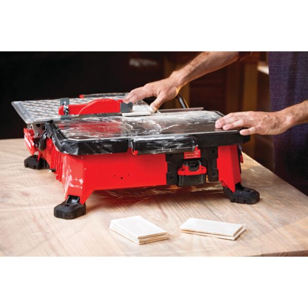 V20 7-in 30-Amp Tabletop Sliding Table Cordless Tile Saw (Battery Included) - Image 14