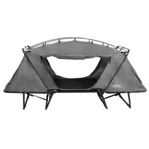 Oversized Quick Setup 1 Person Cot, Lounge Chair, & Tent w/Domed Top