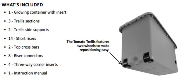 10 Gal Tomato Trellis Self Watering Grow System on Wheels (3 Pack) - Image 6