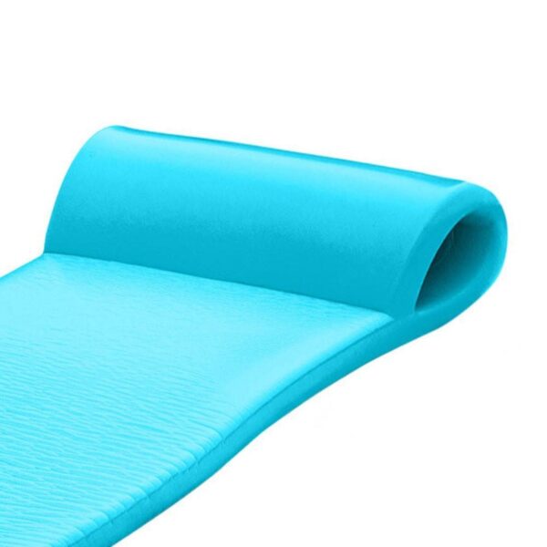 70 Inch Foam Raft Lounger Pool Float, Teal (2 Pack) - Image 8