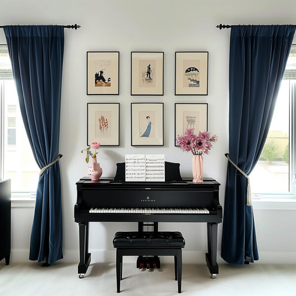 Turquoise | Vol Velvet Blackout Curtains Luxury Heavyweight Luster Custom Drapes | Soft Top Back Tab - Image 3