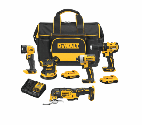 DCKSS521D2 5-Tool 20-Volt Max Brushless Power Tool Combo Kit with Soft Case (2-Batteries and charger Included) - Image 14