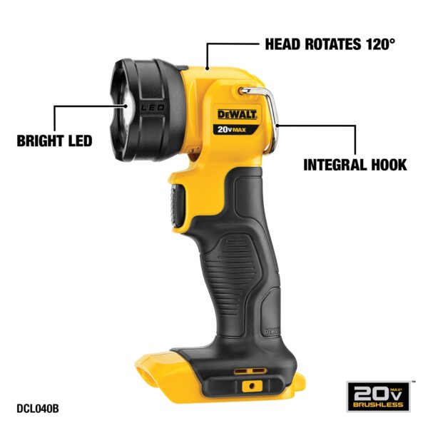4-Tool 20-Volt Max Brushless Power Tool Combo Kit with Soft Case (2-Batteries and charger Included) - Image 4