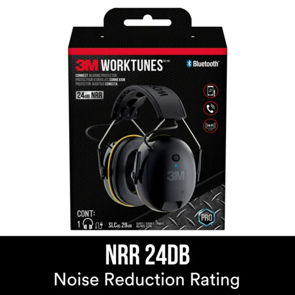 3M 90543H1-DC-PS WorkTunes Connect Hearing Protector, Bluetooth Technology - Image 2