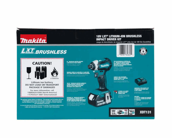 XDT131 18V LXT Lithium-Ion Brushless Cordless Impact Driver Kit with (1) Battery 3.0Ah And Charger - Image 15