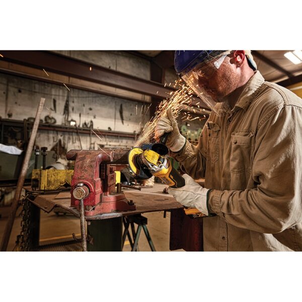 DCG415W1 5-in 20-volt Max-Amp Paddle Switch Brushless Cordless Angle Grinder (Charger Included and 1-Battery) - Image 9