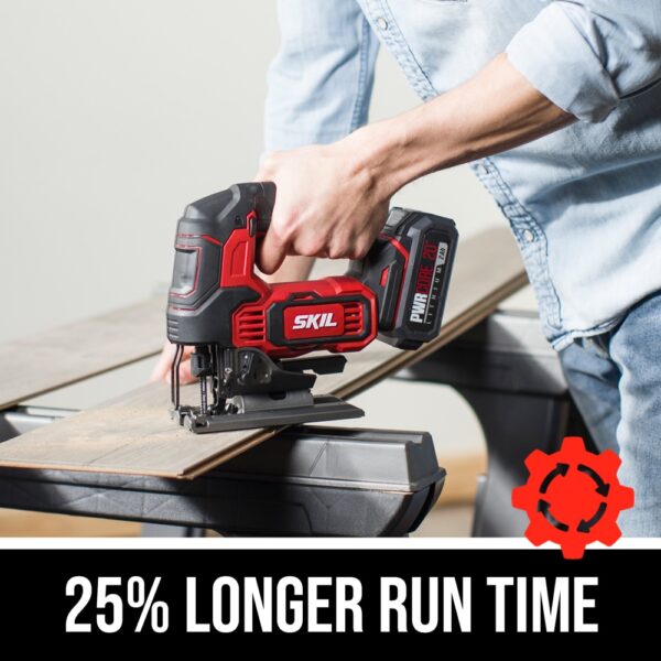 PWR CORE 20-Volt Brushless Variable Speed Keyless Cordless Jigsaw (Charger Included and Battery Included) - Image 3