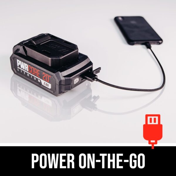 PWR CORE 20-Volt Brushless Variable Speed Keyless Cordless Jigsaw (Charger Included and Battery Included) - Image 4