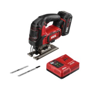 PWR CORE 20-Volt Brushless Variable Speed Keyless Cordless Jigsaw (Charger Included and Battery Included)