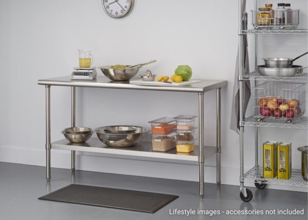 TRINITY 60-in W x 34.65-in H Ecostorage Stainless Steel Work Bench - Image 2