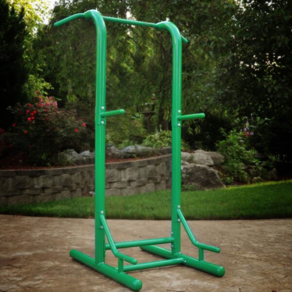 Outdoor  Multi Use Strength Training Power Tower, Green - Image 2