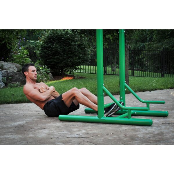 Outdoor  Multi Use Strength Training Power Tower, Green - Image 5