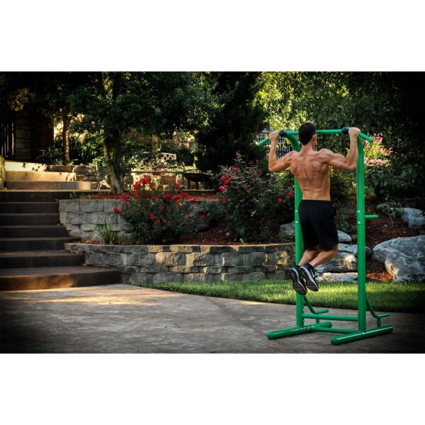 Outdoor  Multi Use Strength Training Power Tower, Green - Image 6