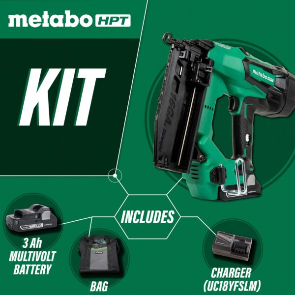 HPT 2.5-in 16-Gauge Cordless Finish Nailer (Battery   Charger Included) - Image 2
