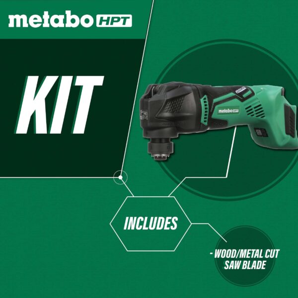 HPT Cordless Brushless 18-volt Variable Speed Oscillating Multi-Tool - Image 2