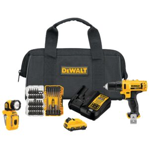 2-Tool 12-Volt Max Power Tool Combo Kit with Soft Case (1-Battery and charger Included)