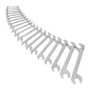 TEKTON 22-Piece Set Metric Standard Open End Wrench