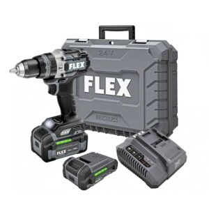 FX1271T-2B 1/2-in 24-volt-Amp Variable Speed Brushless Cordless Hammer Drill (2-Batteries Included)