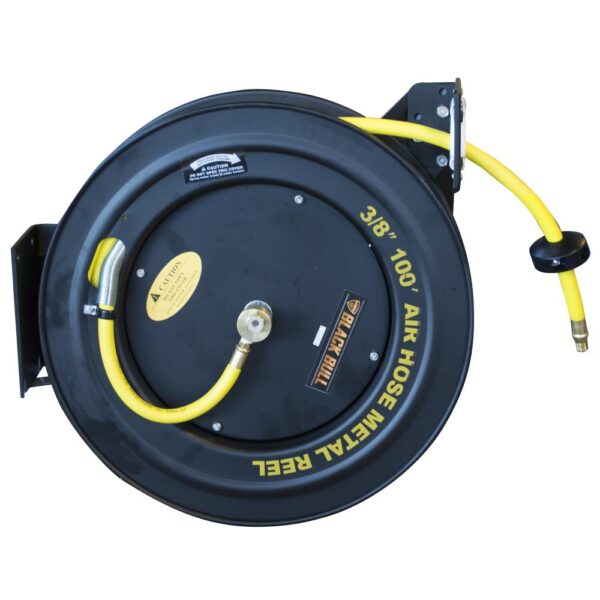 Black Bull 100 Foot Retractable Air Hose Reel with Auto Rewind - Image 2