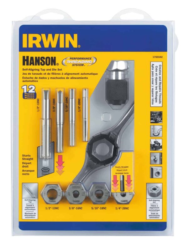 IRWIN Hanson 12-Piece Standard (Sae) Tap and Die Set - Image 2