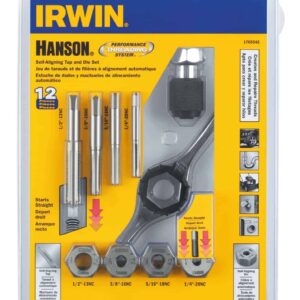 IRWIN Hanson 12-Piece Standard (Sae) Tap and Die Set