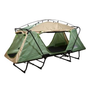 Oversized Quick Setup 1 Person Cot, Lounge Chair, & Tent, w/Domed Top