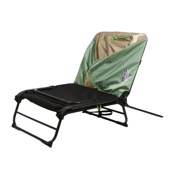 Oversized Quick Setup 1 Person Cot, Lounge Chair, & Tent, w/Domed Top - Image 9