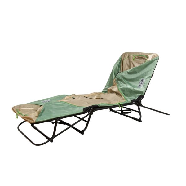 Oversized Quick Setup 1 Person Cot, Lounge Chair, & Tent, w/Domed Top - Image 10