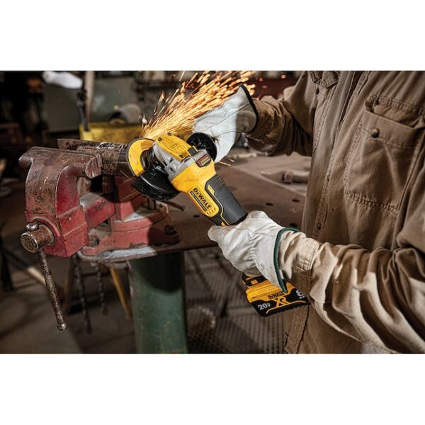 DCG415W1 5-in 20-volt Max-Amp Paddle Switch Brushless Cordless Angle Grinder (Charger Included and 1-Battery) - Image 6