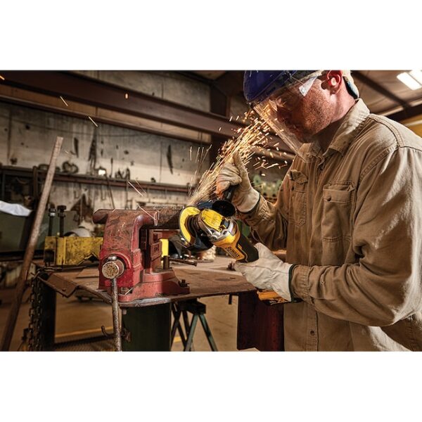 DCG415W1 5-in 20-volt Max-Amp Paddle Switch Brushless Cordless Angle Grinder (Charger Included and 1-Battery) - Image 8