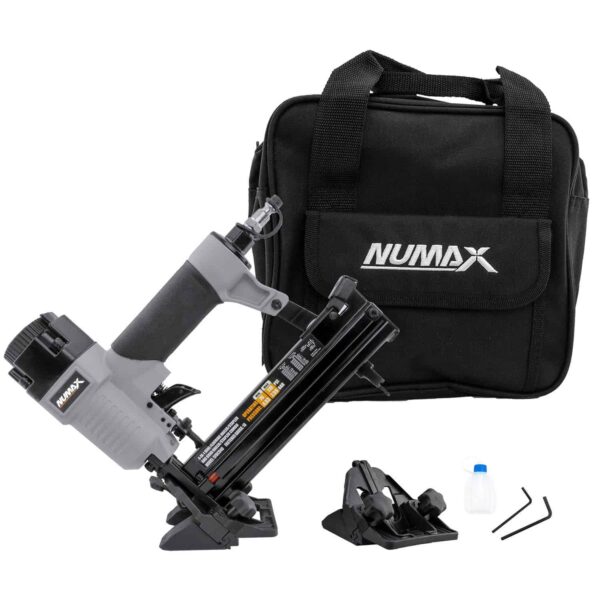 Numax 4-In-1 mini nailer and stapler with canvas bag 1.62-in 18-Gauge Pneumatic Flooring Nailer - Image 7