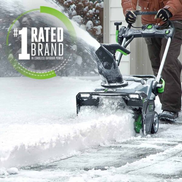 POWER+ 56-volt 21-in Single-stage Push Cordless Electric Snow Blower (Battery and Charger Not Included) - Image 3