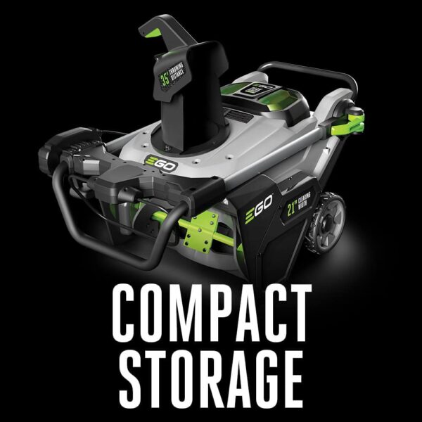 POWER+ 56-volt 21-in Single-stage Push Cordless Electric Snow Blower (Battery and Charger Not Included) - Image 8