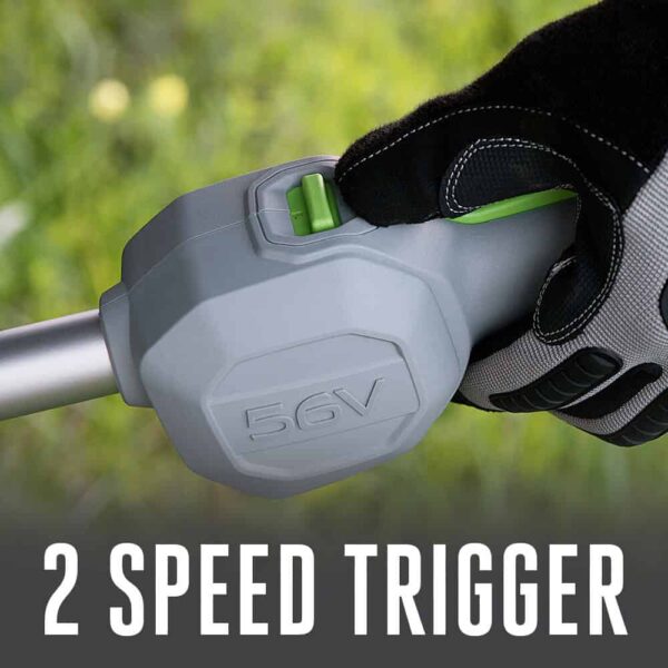 56-volt 15-in Split Shaft Attachment Capable Battery String Trimmer 5 Ah (Battery and Charger Included) - Image 9