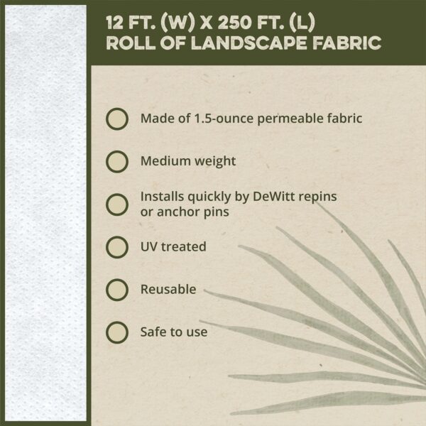 1.5oz 12’x250′ Plant Cover Freeze Protection Cloth Frost Blanket - Image 4