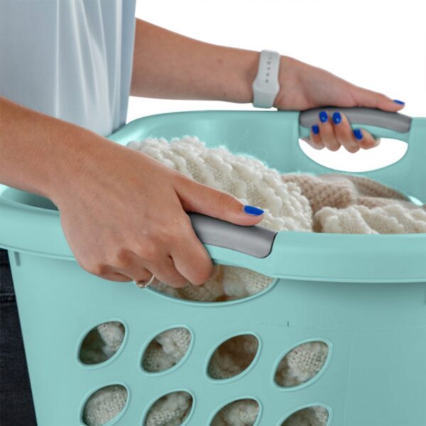 1.25 Bushel Plastic Clothes Laundry Basket (6 Pack) - Image 5