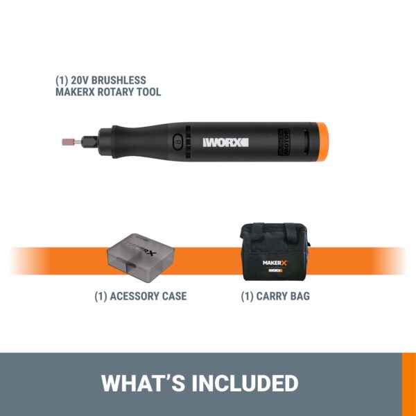 MakerX Variable Speed Corded 20-volt Max Multipurpose Rotary Tool - Image 5
