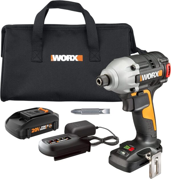 Nitro Power Share 20-volt Max 1/4-in Variable Speed Cordless Impact Driver (1-Battery Included)