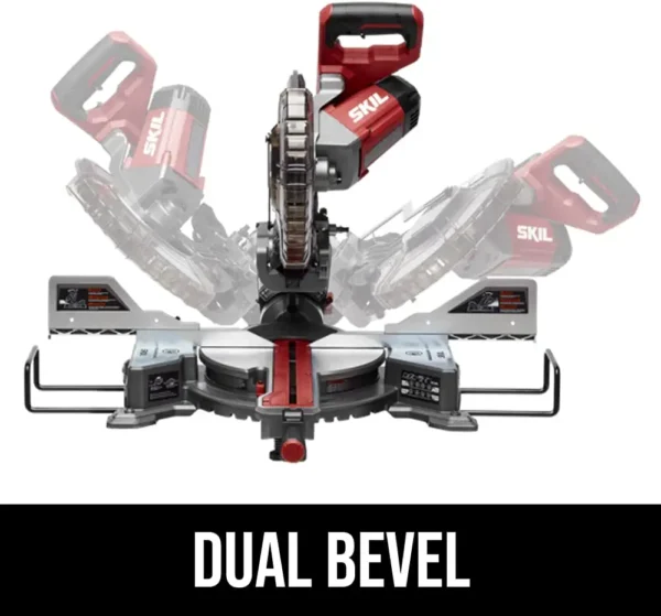 10-in 15-Amp Dual Bevel Sliding Compound Corded Miter Saw - Image 3