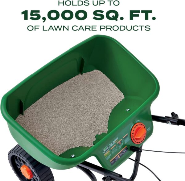 Scotts 76232 Turf Builder EdgeGuard DLX Broadcast Spreader - Image 4