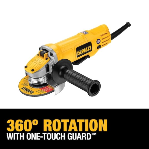 DWE4120W 4.5-in-Amp Paddle Switch Corded Angle Grinder - Image 3